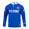 Detroit Pistons Pro Standard Modern Originals Rugby T-Shirt in Blue - Front View