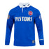 Detroit Pistons Pro Standard Modern Originals Rugby T-Shirt in Blue - Front View