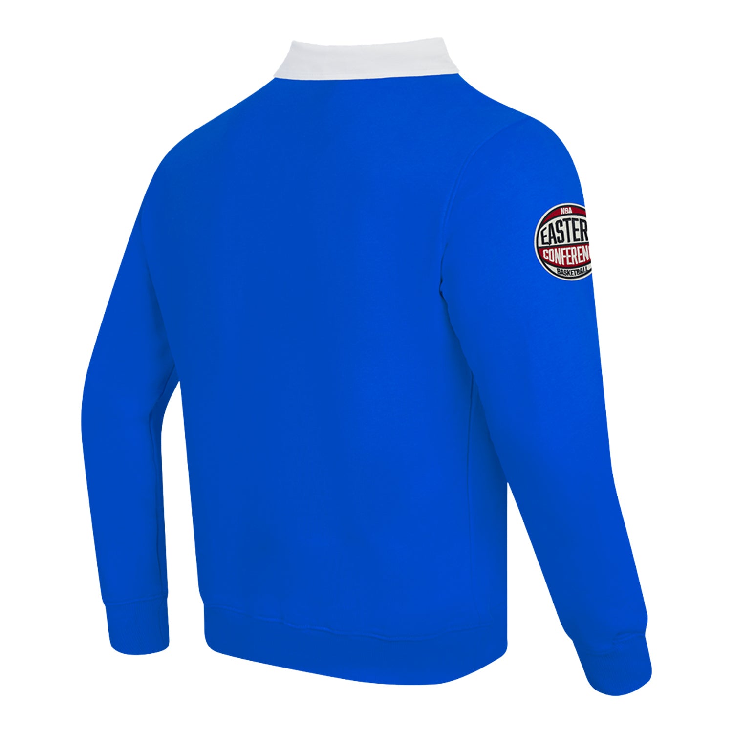 Detroit Pistons Pro Standard Modern Originals Rugby T-Shirt in Blue - Back Right View