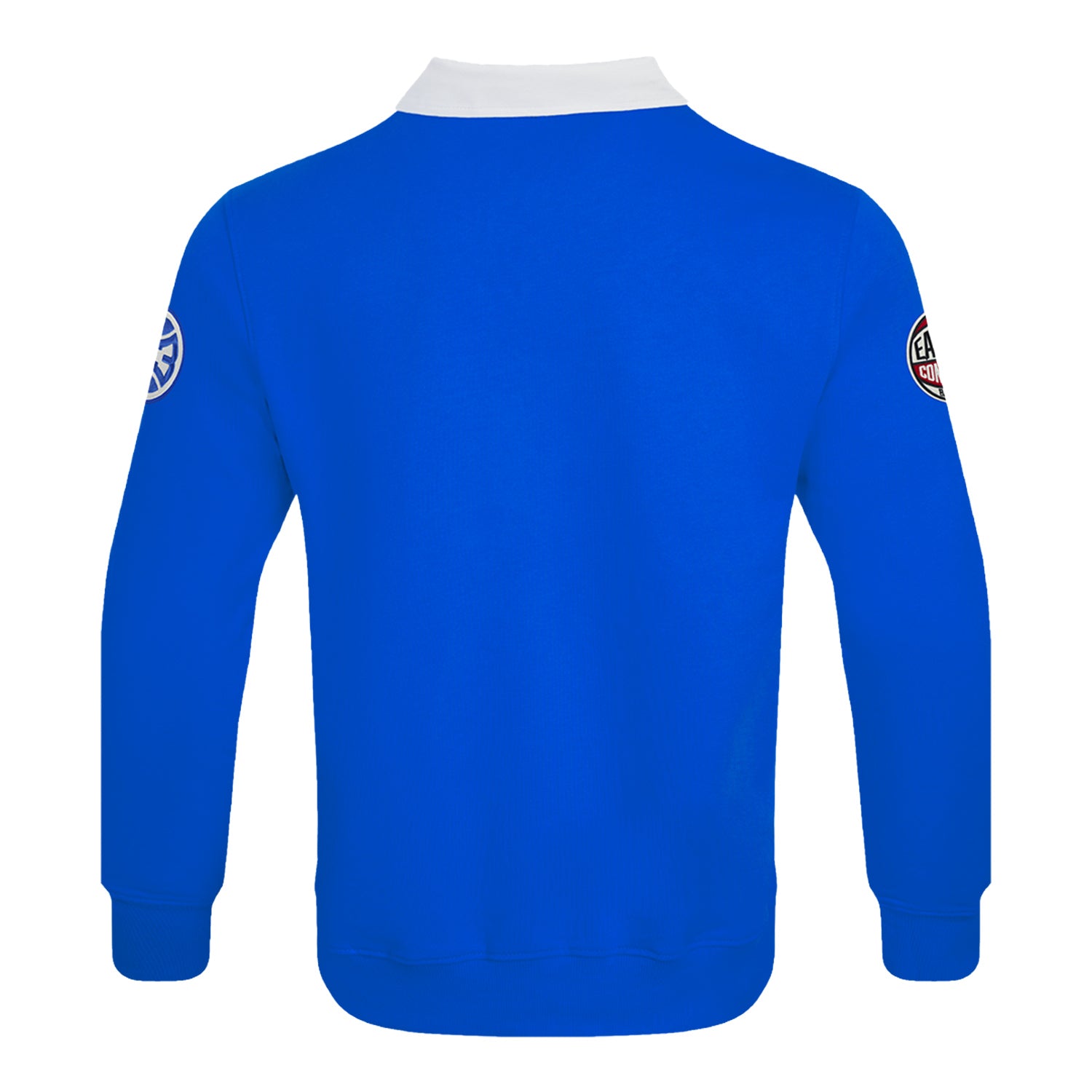 Detroit Pistons Pro Standard Modern Originals Rugby T-Shirt in Blue - Back View