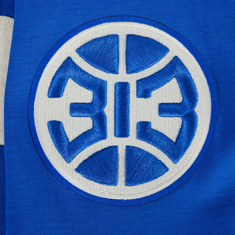 Detroit Pistons Pro Standard Modern Originals Rugby T-Shirt Right Sleeve View