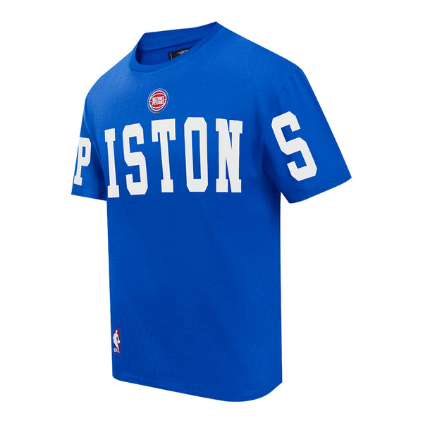 Detroit Pistons Pro Standard Billboard T-Shirt in Blue - Front View