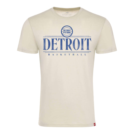 Detroit Pistons Sportiqe Comfy Classic T-Shirt - Front View