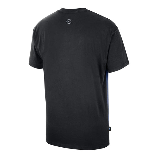 Detroit Pistons Nike 2026 Icon Practice T-Shirt in Blue - Back View