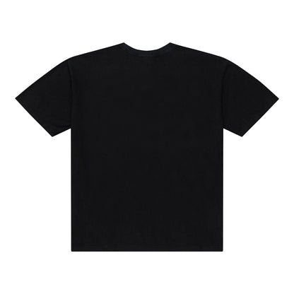 Detroit Pistons Mitchell & Ness HWC Street T-Shirt in Black - Back View