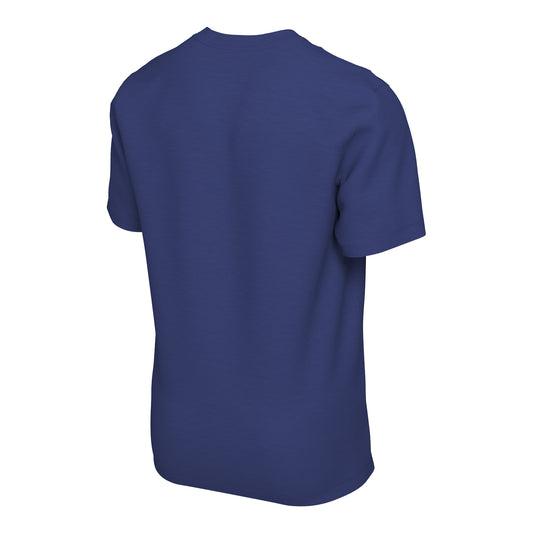 Detroit Pistons Playoffs '26 Nike Mantra T-Shirt in Blue - Back View