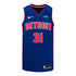 Detroit Pistons Evan Fournier Nike Icon Swingman Jersey - 2021-24 - front view