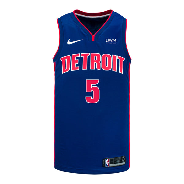 Monte Morris Nike Detroit Pistons Icon Swingman Jersey