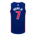 Detroit Pistons Troy Brown Jr Nike Icon Swingman Jersey - 2021-24 - back view