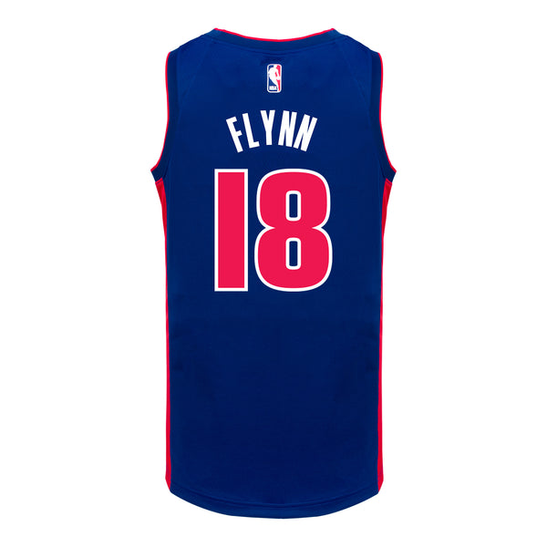 Detroit Pistons Malachi Flynn Nike Icon Swingman Jersey - 2021-24 - back view