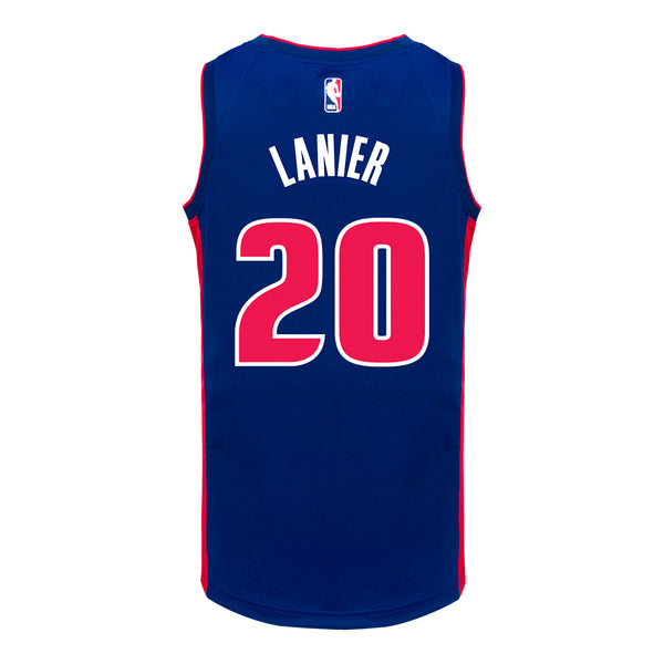 Detroit Pistons Chaz Lanier Nike Icon Swingman Jersey - 2024-25 - In Blue - Front View
