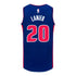 Detroit Pistons Chaz Lanier Nike Icon Swingman Jersey - 2024-25 - In Blue - Front View