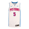 Detroit Pistons Shake Milton Nike Association Swingman Jersey - 2023-24 - front view