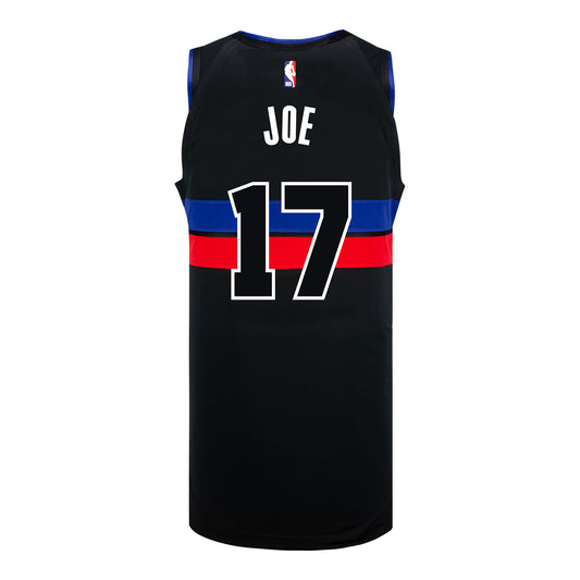 Isaiah Joe Jordan Statement Swingman Jersey in Black - Back View