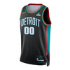 YOUTH 2025-26 DETROIT PISTONS CITY EDITION PERSONALIZED SWINGMAN JERSEY IN NAVY - FRONT VIEW