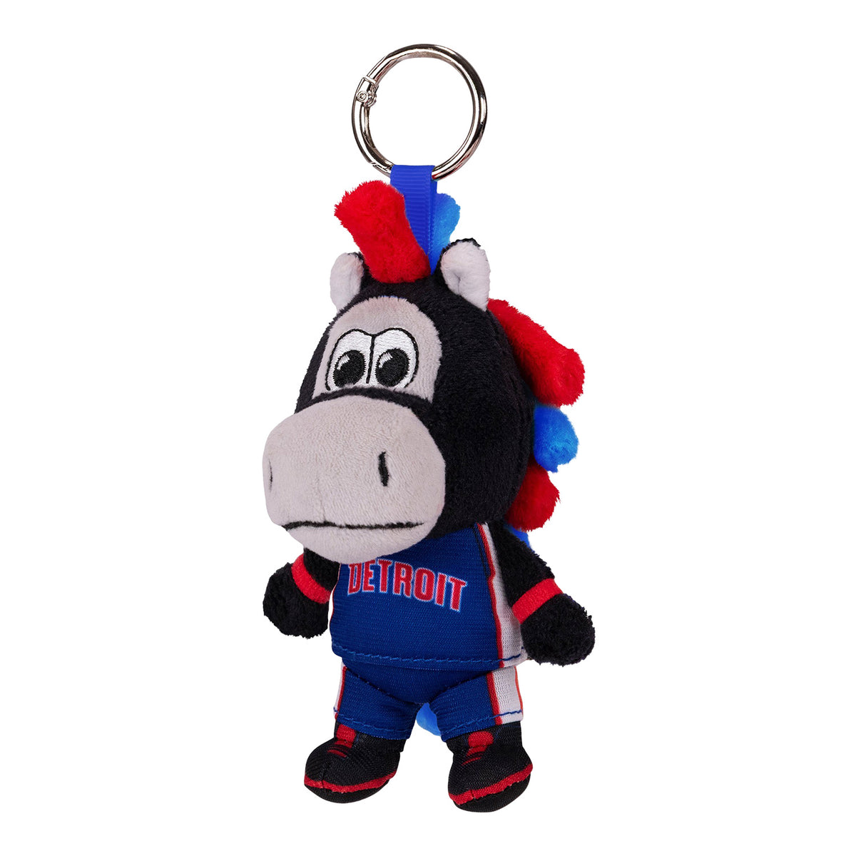 Detroit Pistons 4" Hooper Plush Keychain - Front left view