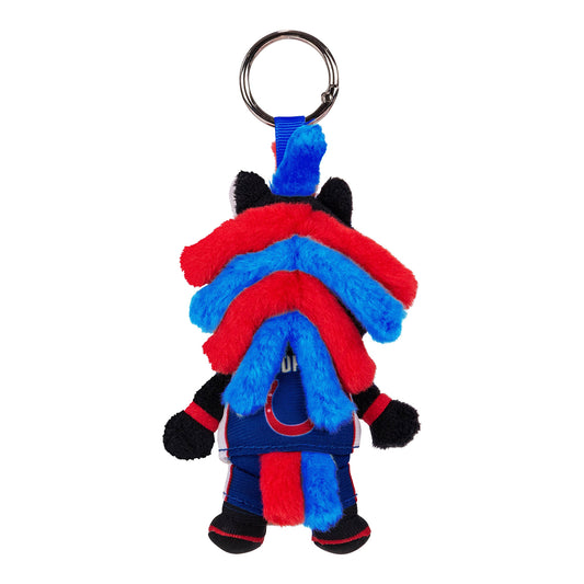 Detroit Pistons 4" Hooper Plush Keychain - Back View