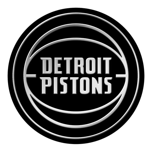 Detroit Pistons Rico Molded Auto Emblem - Front View
