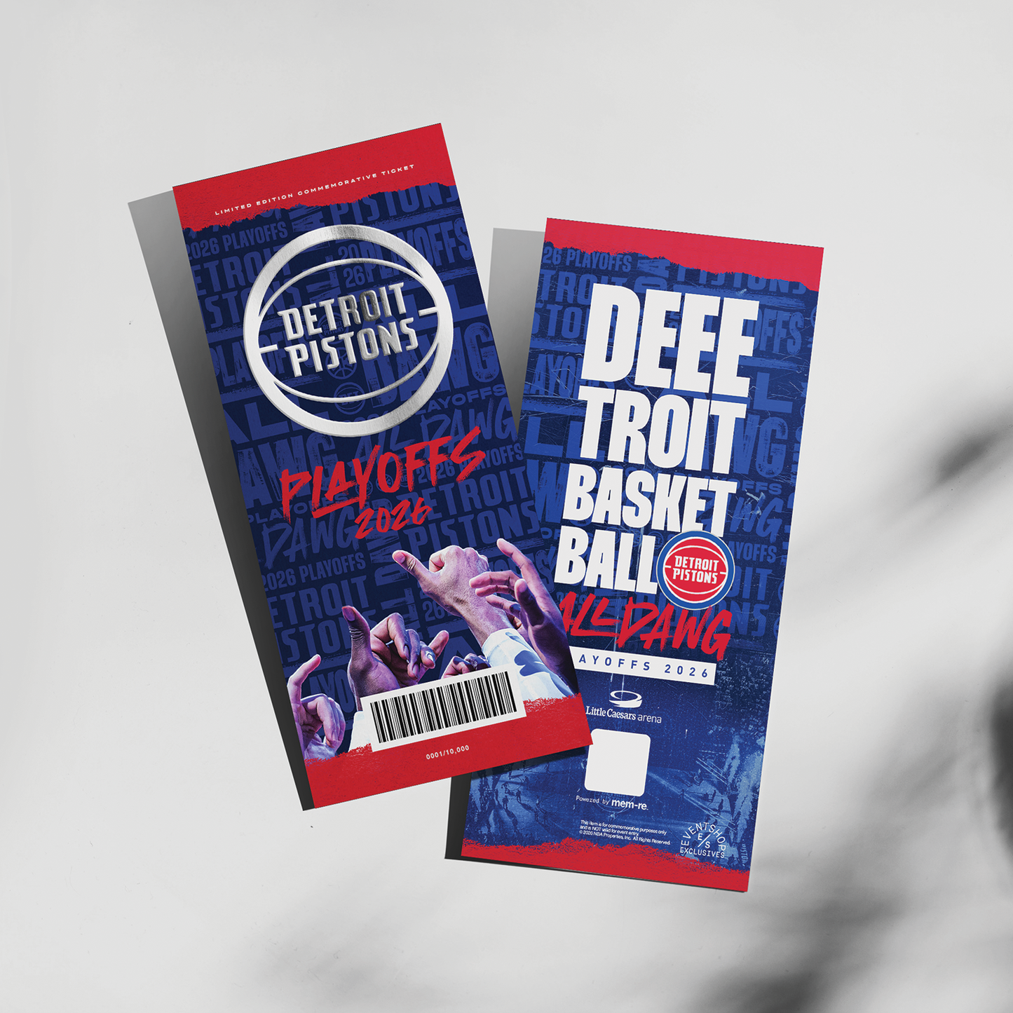 Detroit Pistons Playoffs '26 Collectible Ticket - Sleeve