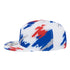 Youth Detroit Pistons New Era Painted 950 Snapback in White Blue and Red - Left View
