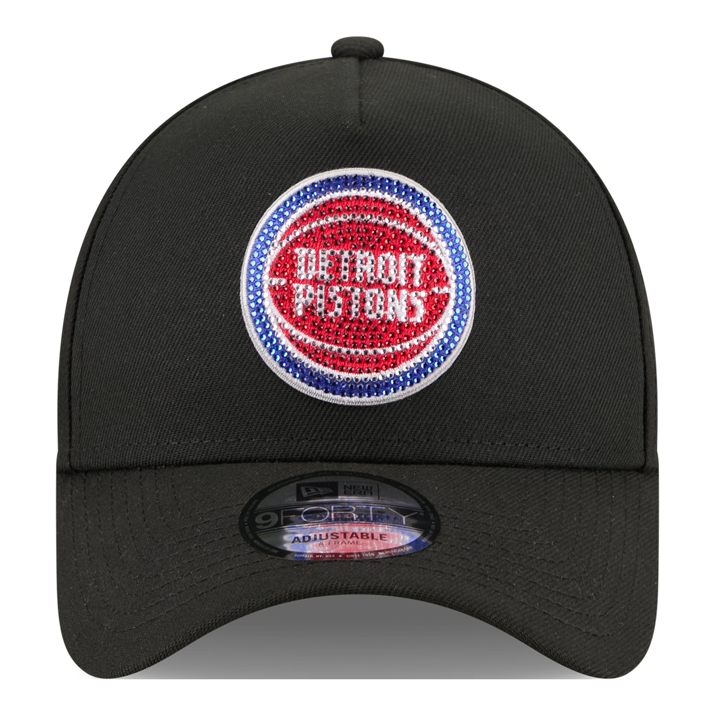 Youth Detroit Pistons New Era 2026 NBA Draft 940AF Snapback in Black - Front View