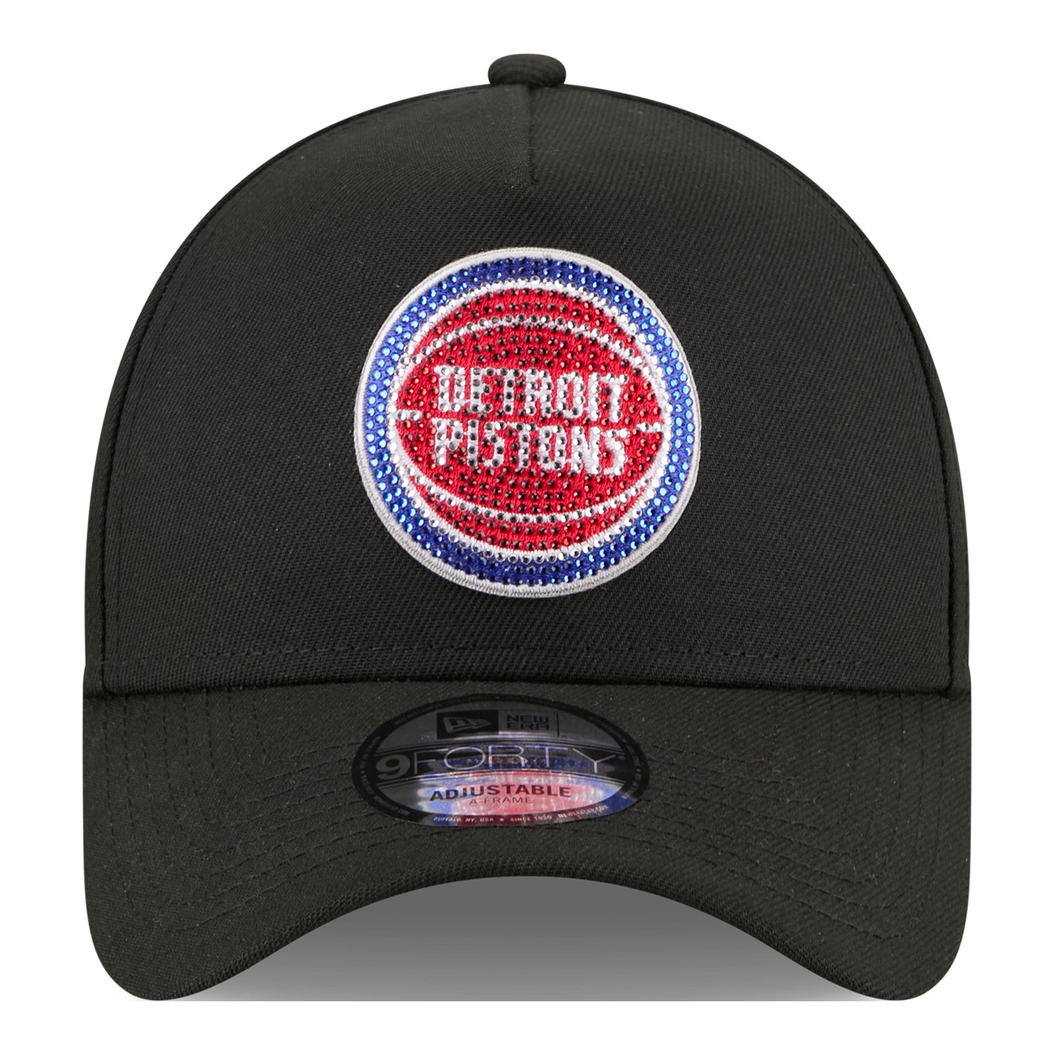 Youth Detroit Pistons New Era 2026 NBA Draft 940AF Snapback in Black - Front View