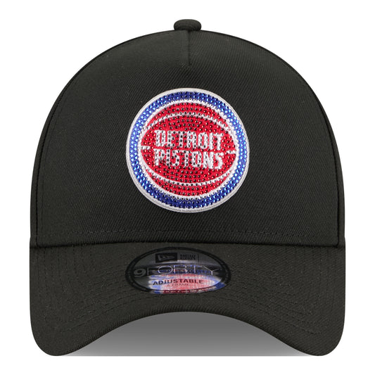 Youth Detroit Pistons New Era 2026 NBA Draft 940AF Snapback in Black - Front View