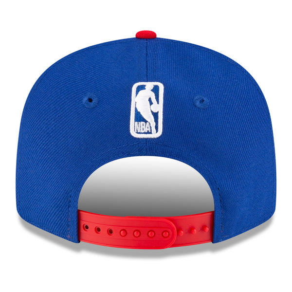 Youth Detroit Pistons New Era DET 950 Snapback in Blue - Back View