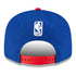 Youth Detroit Pistons New Era DET 950 Snapback in Blue - Back View