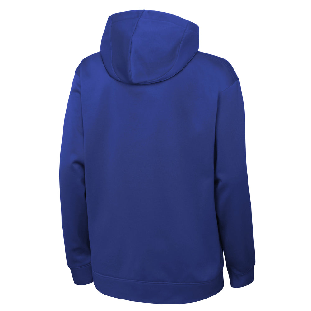 Youth Detroit Pistons Spotlight Hooded Sweatshirt in Blue - Back View