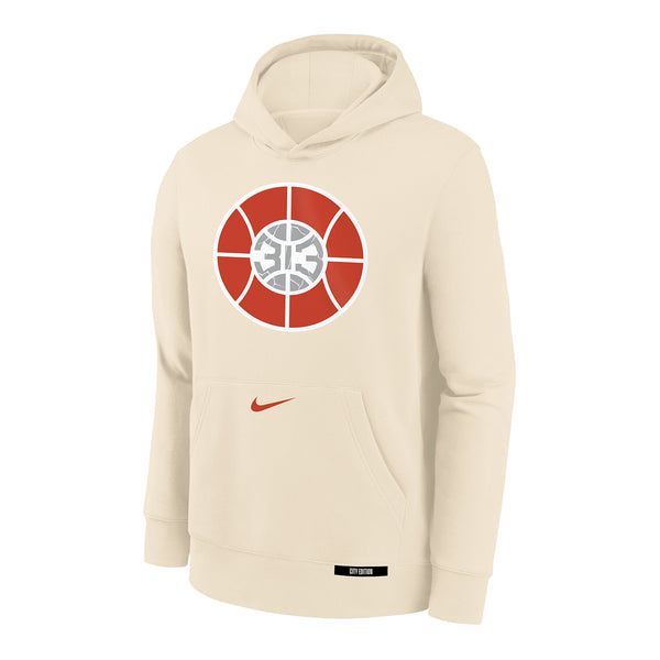 YOUTH 2024-25 DETROIT PISTONS CITY EDITION CLUB FLEECE HOODED SWEATSHIRT