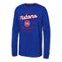 Juvenile Detroit Pistons Low Post Long Sleeve T-Shirt in Blue - Front View