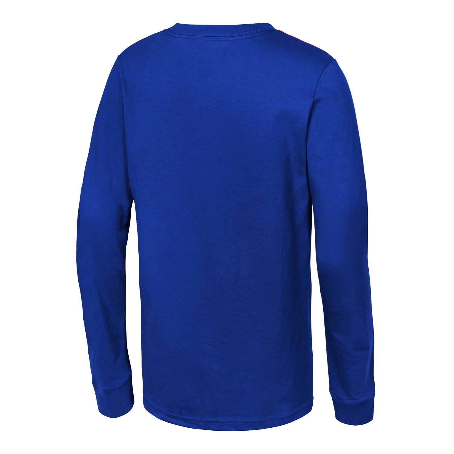 Juvenile Detroit Pistons Low Post Long Sleeve T-Shirt in Blue - Back View