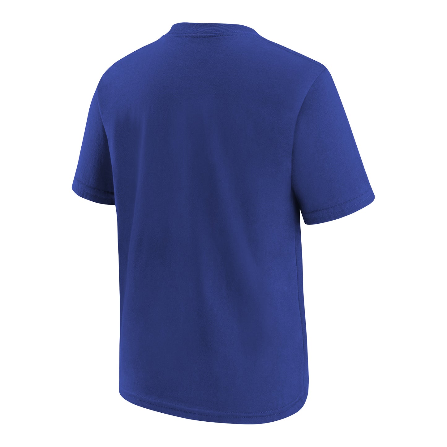 Youth Detroit Pistons Nike Essential Logo T-Shirt in Blue - Back View