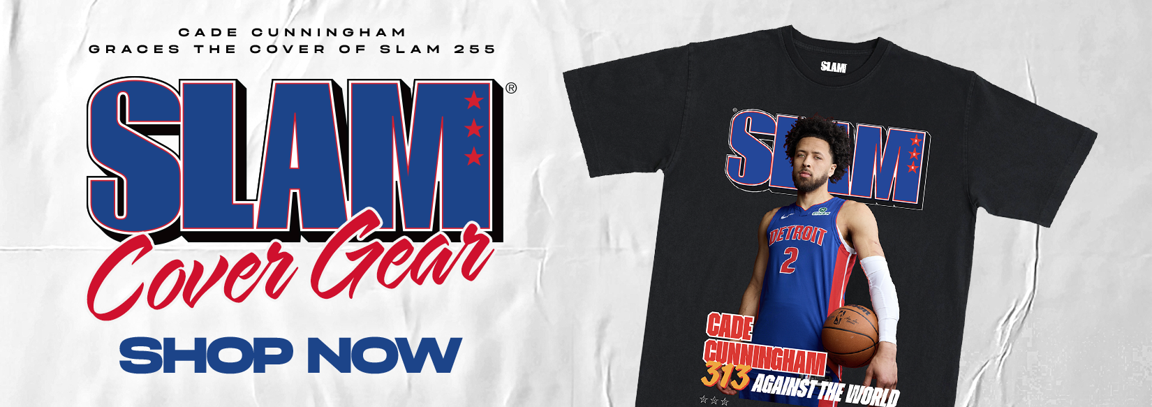 NEW ARRIVAL SLAM COVER TEE | SHOP NOW