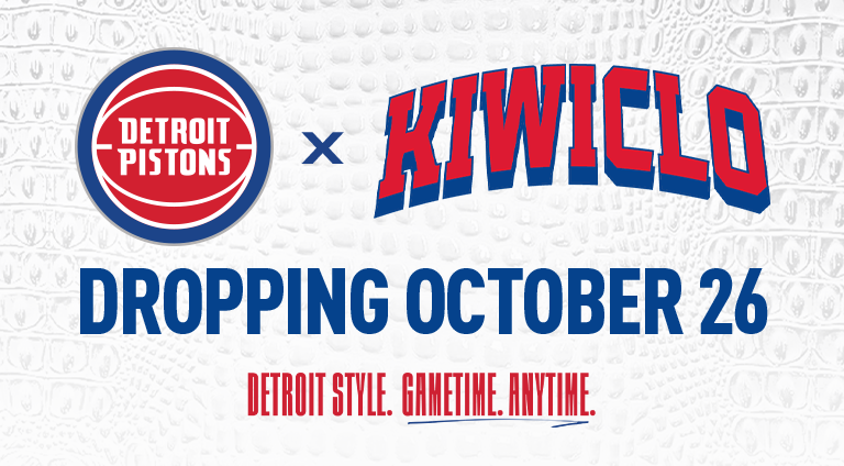 DETROIT PISTONS X KIWICLO | DROOPPING OCTOBER 26TH