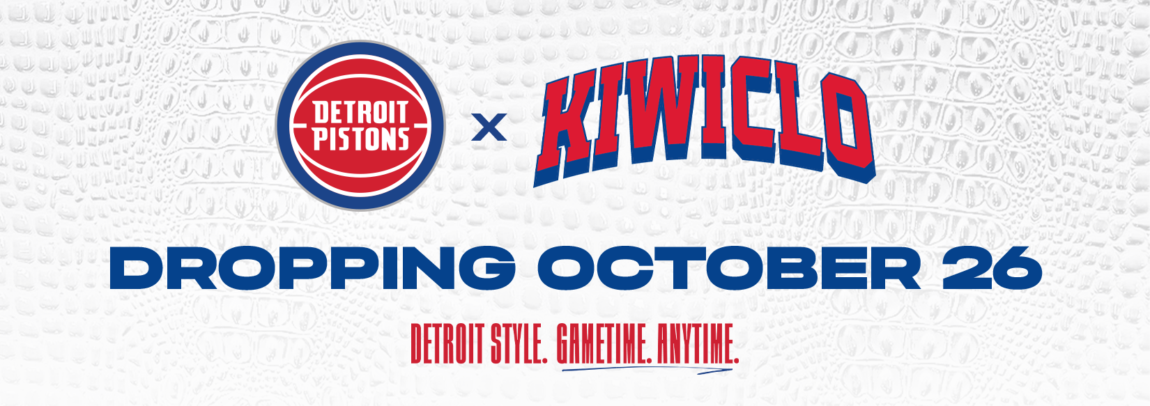 DETROIT PISTONS X KIWICLO | DROOPPING OCTOBER 26TH