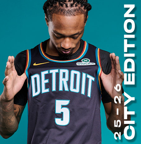 Detroit Pistons City Edition Jerseys