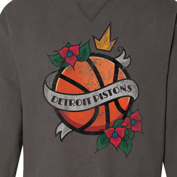 SAY Detroit Concrete Rose Crewneck zoomed front