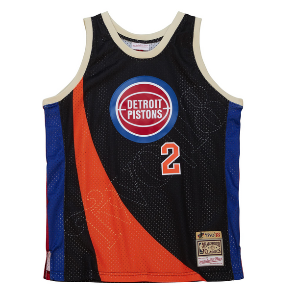 Detroit Pistons x Two18 Mitchell & Ness Jersey - Small