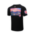 Pistons Pro Standard City Scape T-Shirt in Black - Angled Right Side  View