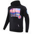 Pistons Pro Standard City Scape Hooded Sweatshirt in Black - Angled Left Side View