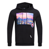Pistons Pro Standard City Scape Hooded Sweatshirt in Black - Front View