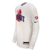 Nike Pistons Remix Edition T-Shirt in White - Side View