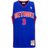 Ben Wallace Mitchell & Ness Royal 2003-4 Hardwood Classics Throwback Swingman Jersey in Blue - Front View