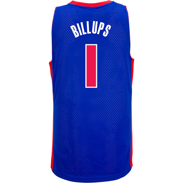 【激レア】アディダス ジャージ サイズM　NBA　PISTONS ブルー Sleeved Greg Monroe Men's M Detroit Pistons Adidas Swingman