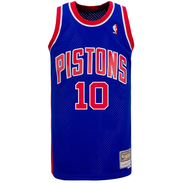 Dennis Rodman Mitchell & Ness Throwback Jersey in Blue - Front View