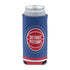Detroit Pistons 12oz Slim Blue Can Cooler in Blue - Front View
