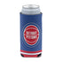 Detroit Pistons 12oz Slim Blue Can Cooler in Blue - Front View