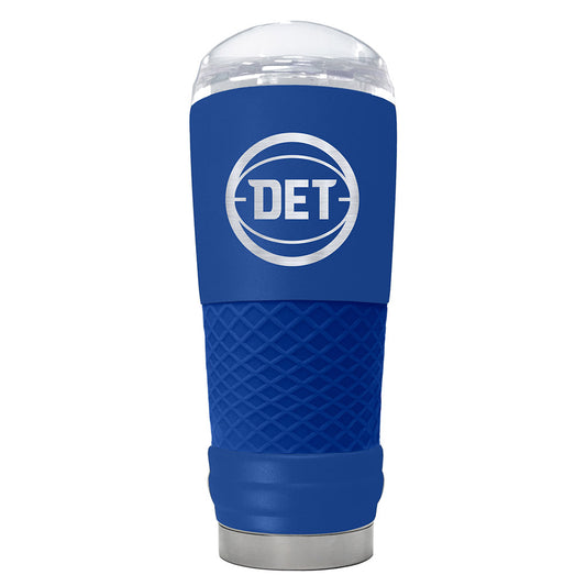 Detroit Pistons DET 24 oz. Stainless Steel Tumbler in Blue - Front View